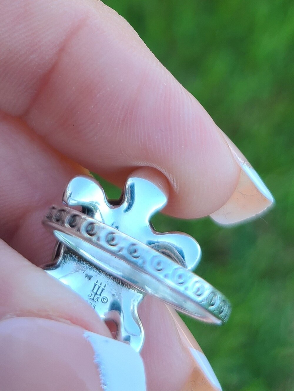 James Avery Turquoise Turtle Ring Size 5 - Picture 5 of 11